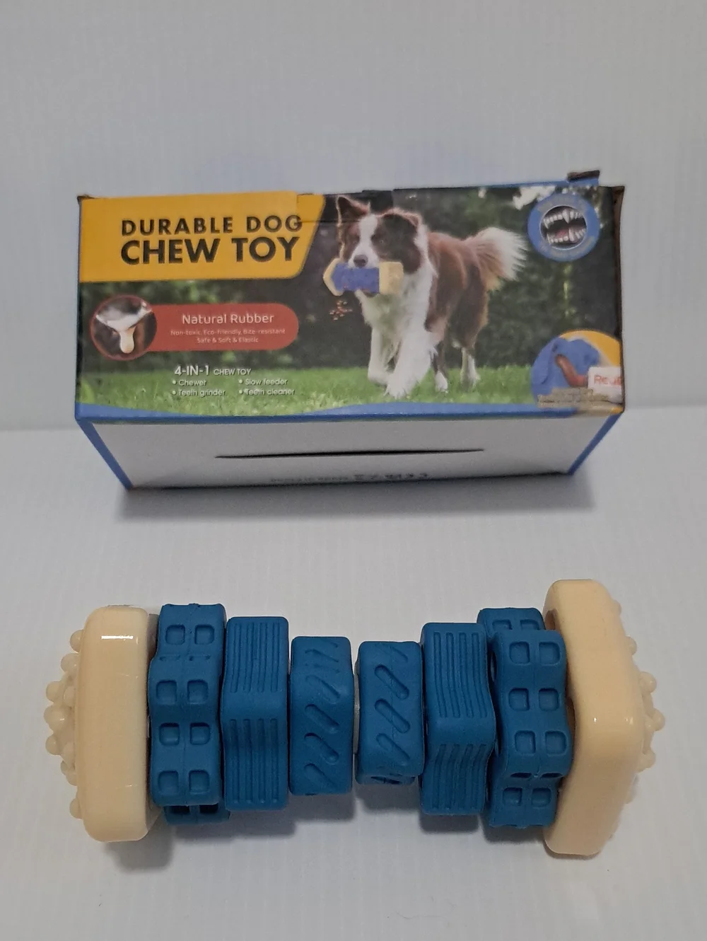 MASBRILL Interactive Dog Chew Toy– Dog Enrichment Toy for Aggressive Chewers